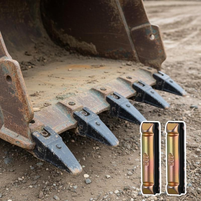 Power Tools Garden - 10 pz Denti della Benna Fermo