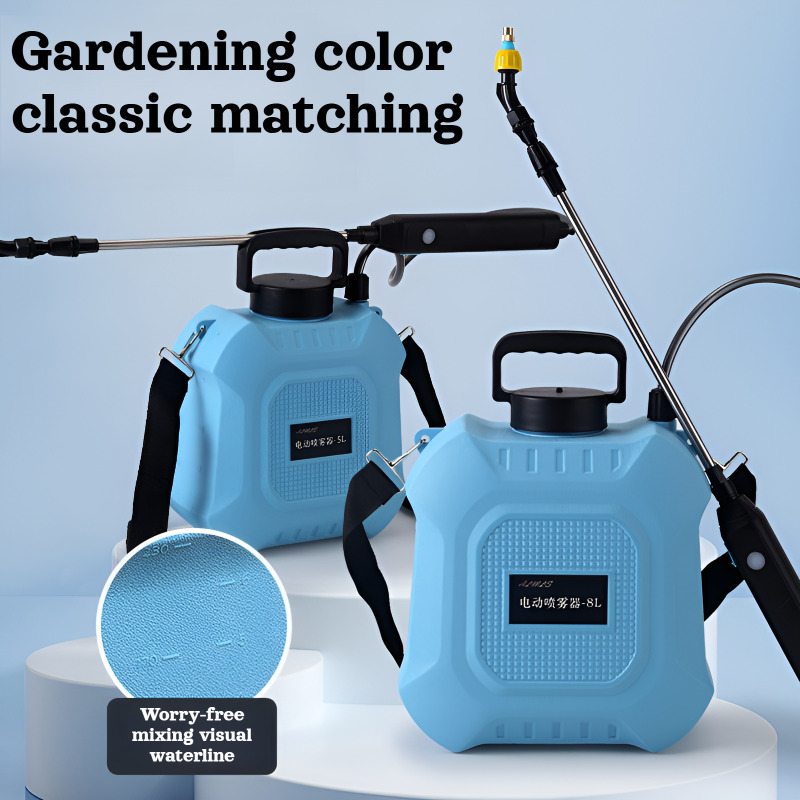 Power Tools Garden - 5L/8L USB Ricaricabile Annaffiatoio Elettrico Portatile